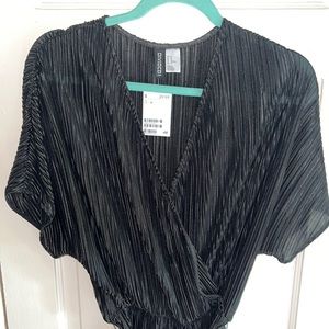 Vneck shimmer jumpsuit